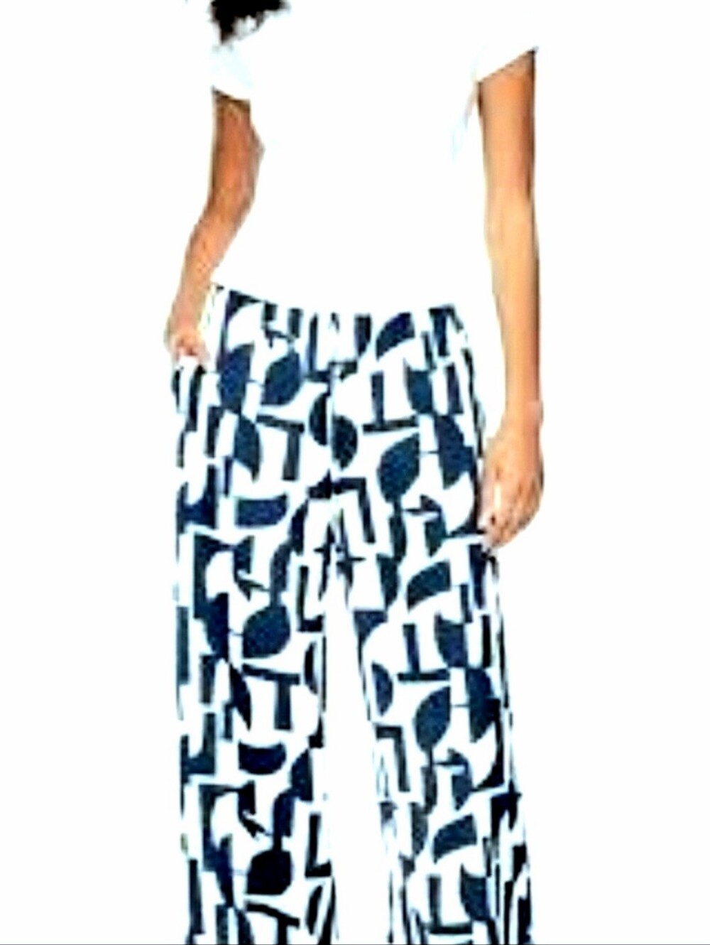SONOMA Geometric Wide Leg Pants